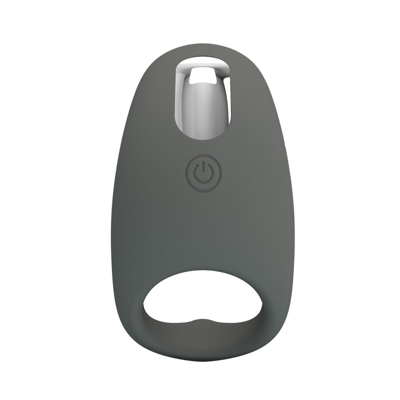 Wibrujący pierścień erekcyjny Master Ring - silikon medyczny, 7 trybów wibracji, średnica wewnętrzna 4,5 cm - 4