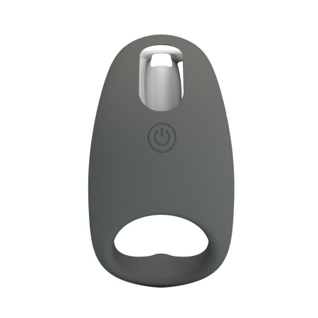 Wibrujący pierścień erekcyjny Master Ring - silikon medyczny, 7 trybów wibracji, średnica wewnętrzna 4,5 cm - 4