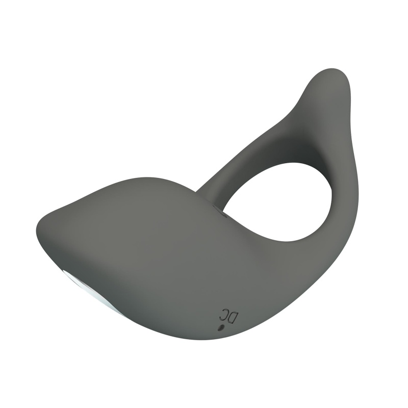 Wibrujący pierścień erekcyjny Master Ring - silikon medyczny, 7 trybów wibracji, średnica wewnętrzna 4,5 cm - 5