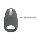 Wibrujący pierścień erekcyjny Master Ring - silikon medyczny, 7 trybów wibracji, średnica wewnętrzna 4,5 cm - 8