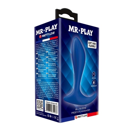 Masażer prostaty Bill - silikonowy, ergonomiczny, 11,8 cm - 8
