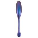 Metallic Flexible Double - podwójny wibrator z elastycznym wibro-króliczkiem, 22,5 cm - 5