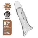 Penis Sleeve 8.7" Extender - rękaw przedłużający o 22 cm i pogrubiający - 3