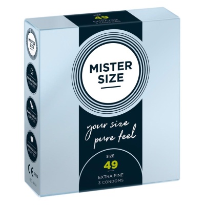 Mister Size 49mm pack of 3 - 1