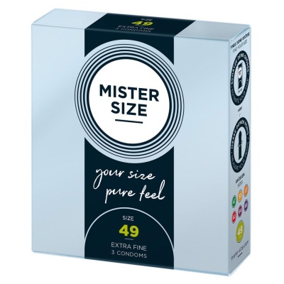 Mister Size 49mm pack of 3 - 1 2