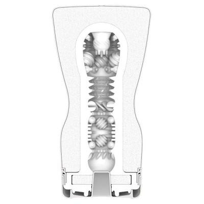 Masturbator jednorazowy Premium Soft Case Cup z regulowanym podciśnieniem, 15,5 cm - 1 2
