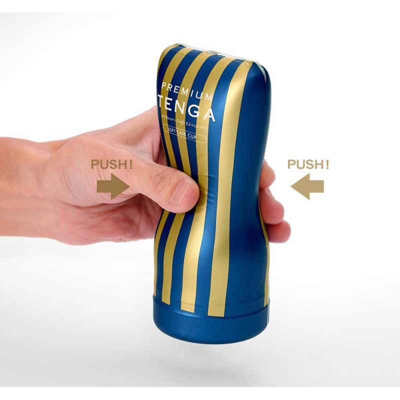 Masturbator jednorazowy Premium Soft Case Cup z regulowanym podciśnieniem, 15,5 cm - 3