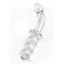 Dildo szklane dwustronne Dual-Ended Anal & G-spot 19 cm - 1