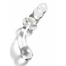 Dildo szklane dwustronne Dual-Ended Anal & G-spot 19 cm - 4