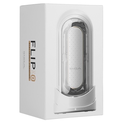Masturbator elektryczny Flip Zero Electronic Vibration – 2 rdzenie wibracyjne, 5 trybów wibracji, długość 18 cm - 1