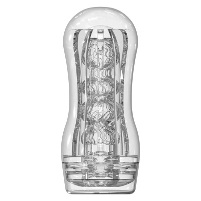 Masturbator Clear Grip Vacuum Stroker ssący, 18 cm - 1