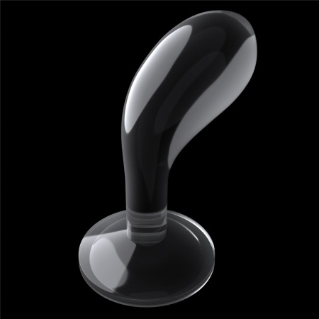 Stymulator prostaty LoveToy Flawless Clear Prostate Plug 15 cm przezroczysty - 2