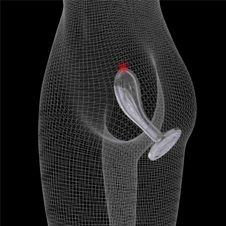 Stymulator prostaty LoveToy Flawless Clear Prostate Plug 15 cm przezroczysty - 7