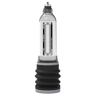 Hydropompa wodna do penisa Hydromax8 Clear - zawór Superflow, cylinder 15-20 cm - 1 2