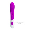 Wibrator króliczek Naughty Bunny - 30 trybów wibracji, podwójna stymulacja, giętki trzon, 19,8 cm - 9