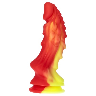 Monster Dildo Ade Gode 22 cm (8,7 cala) z przyssawką, silikonowy, wielokolorowy - 1 2
