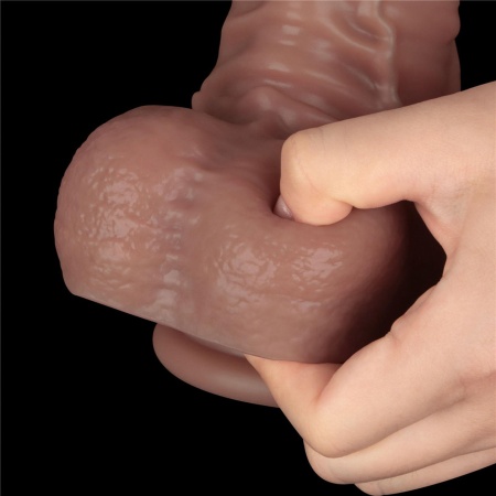 Dildo realistyczne dwuwarstwowe XXL 40,6 cm - 7