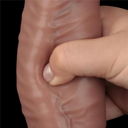 Dildo realistyczne dwuwarstwowe XXL 40,6 cm - 8