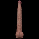 Dildo realistyczne dwuwarstwowe XXL 40,6 cm - 15