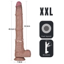 Dildo realistyczne dwuwarstwowe XXL 40,6 cm - 18