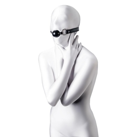 Anonymo gag, TPR, black, 64 cm - 3