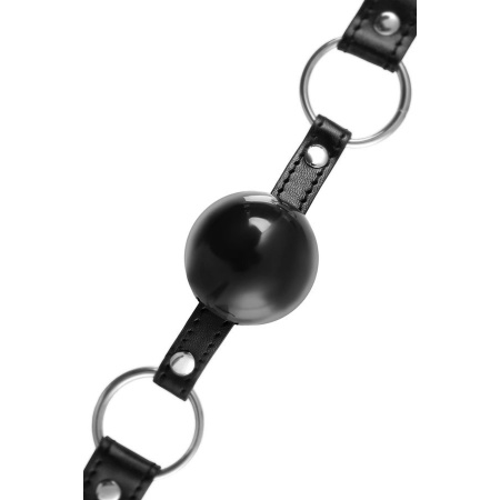 Anonymo gag, TPR, black, 64 cm - 6