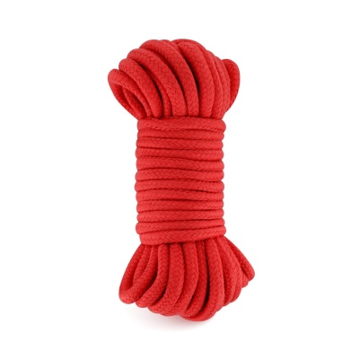 SM BONDAGE ROPE RED 10M (Size: T2) - 1