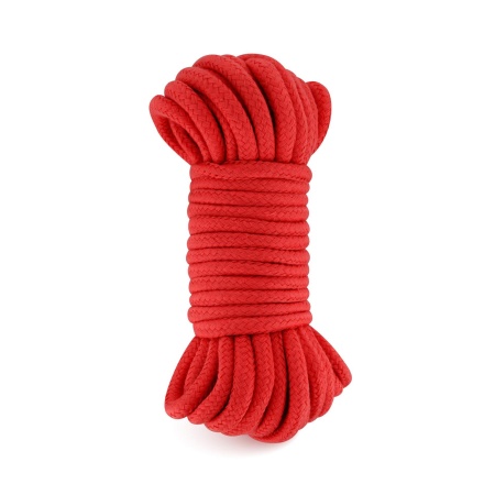 SM BONDAGE ROPE RED 10M (Size: T2) - 1