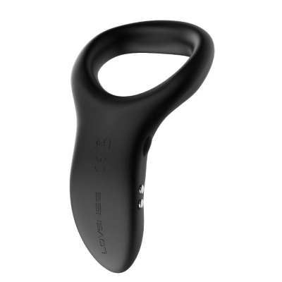 Diamo Pierścień Erekcyjny z Wibracją Krocza i Sterowaniem Aplikacją, dł. 8,9 cm - 1