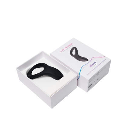 Diamo Pierścień Erekcyjny z Wibracją Krocza i Sterowaniem Aplikacją, dł. 8,9 cm - 4