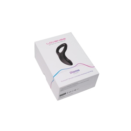 Diamo Pierścień Erekcyjny z Wibracją Krocza i Sterowaniem Aplikacją, dł. 8,9 cm - 5