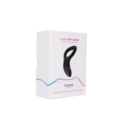 Diamo Pierścień Erekcyjny z Wibracją Krocza i Sterowaniem Aplikacją, dł. 8,9 cm - 6