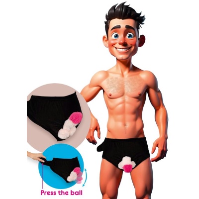 Briefs with Inflatable Penis - 1