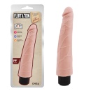 Wibrator T-Skin Real Flirtation Flesh — realistyczny trzon TPR z żyłowaniem, 24 cm długości i do 5,5 cm średnicy u podstawy, pły - 1