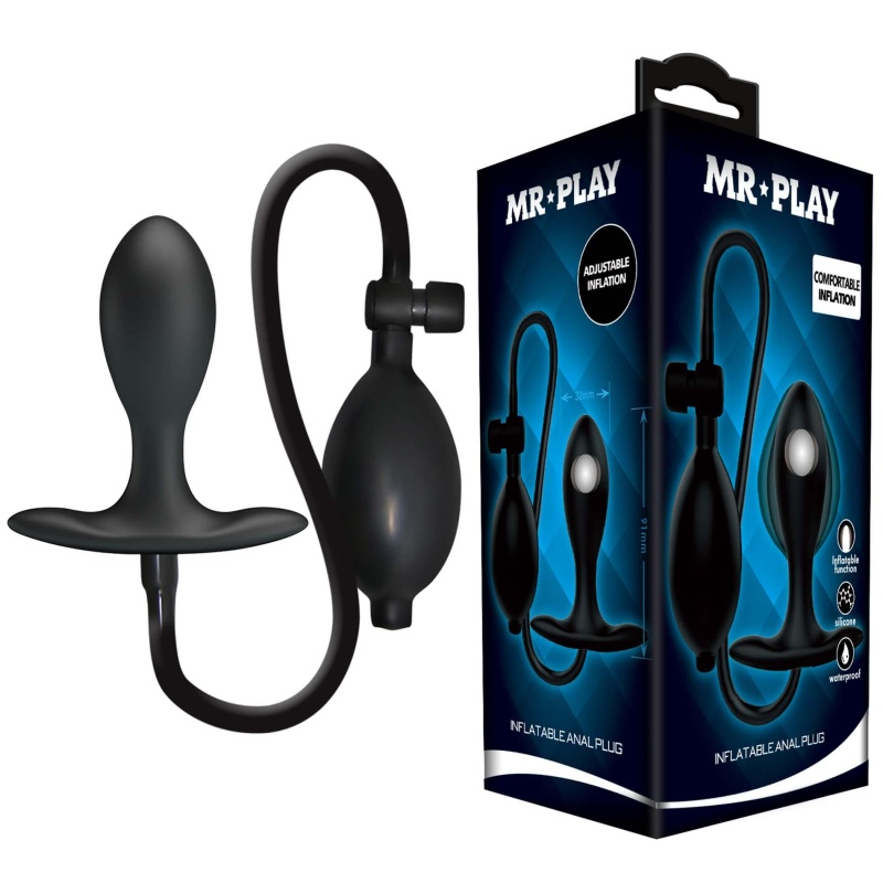 Korek analny Inflatable Anal Plug z regulacją objętości, 13 cm - 1