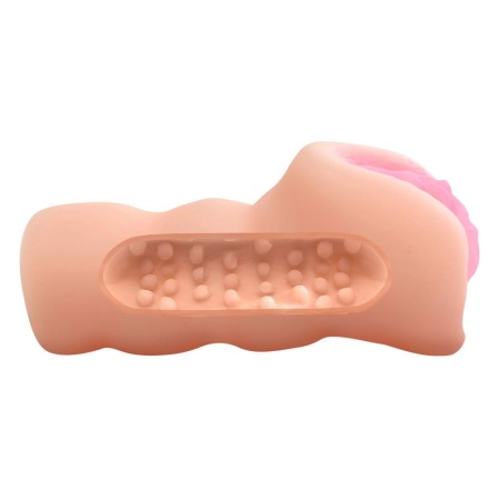 Masturbator manualny Tuna Taco – kanał TPE, długość 13,1 cm, rozciągliwa średnica 1 cm - 5