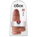 Dildo realistyczny Chubby Tan z podstawą ssącą 22,9 cm - 1