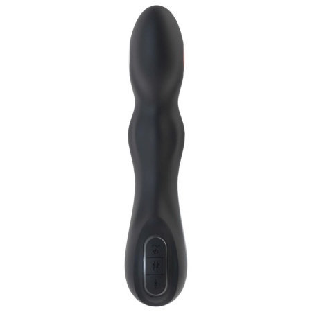 E-Stim G-Spot Vibrator – zakrzywiony stymulator z podwójnym silnikiem, elektrostymulacją i wibracją, 20,2 cm - 3