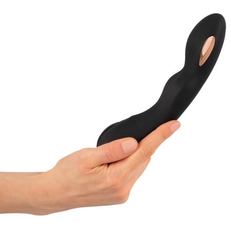 E-Stim G-Spot Vibrator – zakrzywiony stymulator z podwójnym silnikiem, elektrostymulacją i wibracją, 20,2 cm - 6