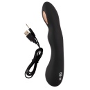 E-Stim G-Spot Vibrator – zakrzywiony stymulator z podwójnym silnikiem, elektrostymulacją i wibracją, 20,2 cm - 8