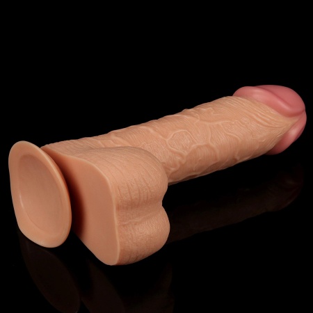 Realistyczne Dildo King Sized 22,9 cm PVC z Przyssawką - 4