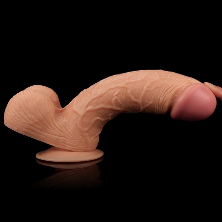 Realistyczne Dildo King Sized 22,9 cm PVC z Przyssawką - 6