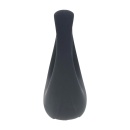 Vibrating Liquid Silicone Cock and Ball Ring - Black - 5