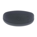 Vibrating Liquid Silicone Cock and Ball Ring - Black - 6