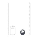Vibrating Liquid Silicone Cock and Ball Ring - Black - 7