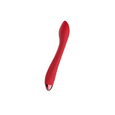 Wibrator G Spot – czerwony, 10 trybów wibracji - 1 2