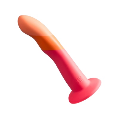 Dildo silikonowe ROMP Dizi z zakrzywionym trzonem 18 cm - 1