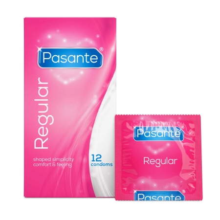 Prezerwatywy Pasante Regular 54 mm, 12 sztuk - 2