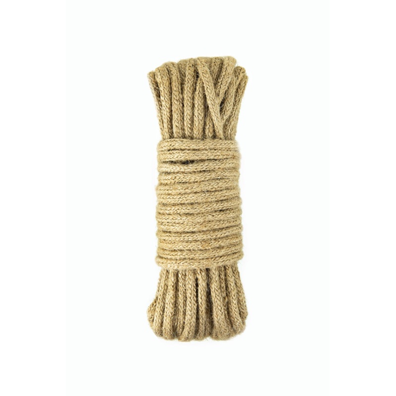 SM BONDAGE HEMP ROPE 10M (Size: M) - 2