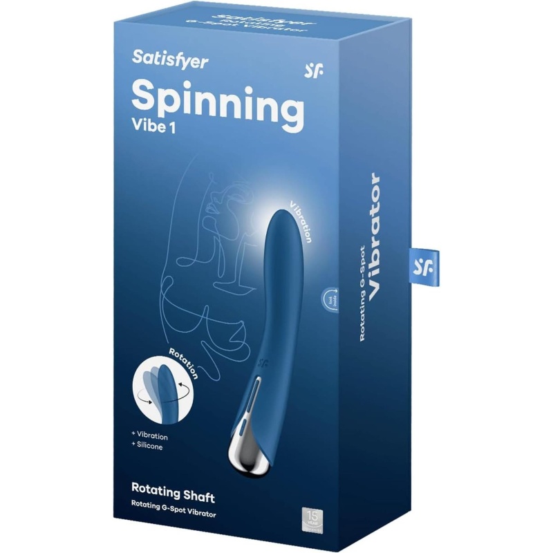 Wibrator Spinning Vibe 1 z obrotową głowicą do stymulacji punktu G, 17,5 cm - 4